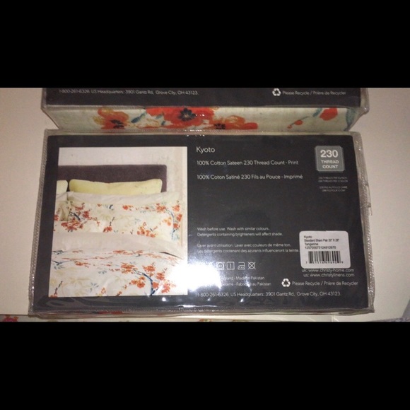 Christy Kyoto Full/Double Duvet Cover + 2 Shams 230TC New In Package $239 Value - Picture 11 of 14